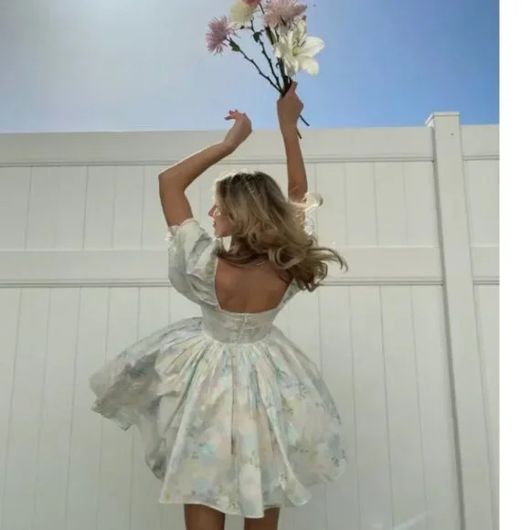 NWT Selkie The Sweetcorn Cottage Puff Dress